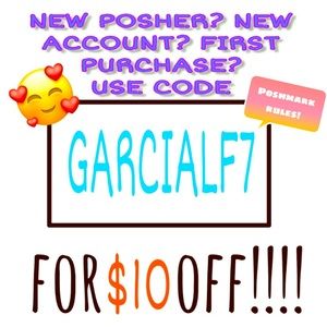 💛😊😌 NEW POSHER DISCOUNT CODE!!!!! 😇🥳❤️